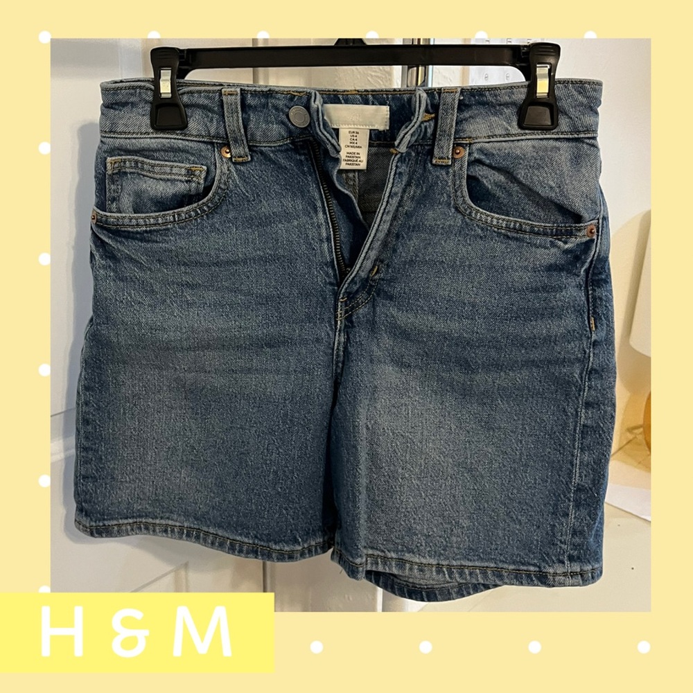 H&M Classic Blue Denim Shorts